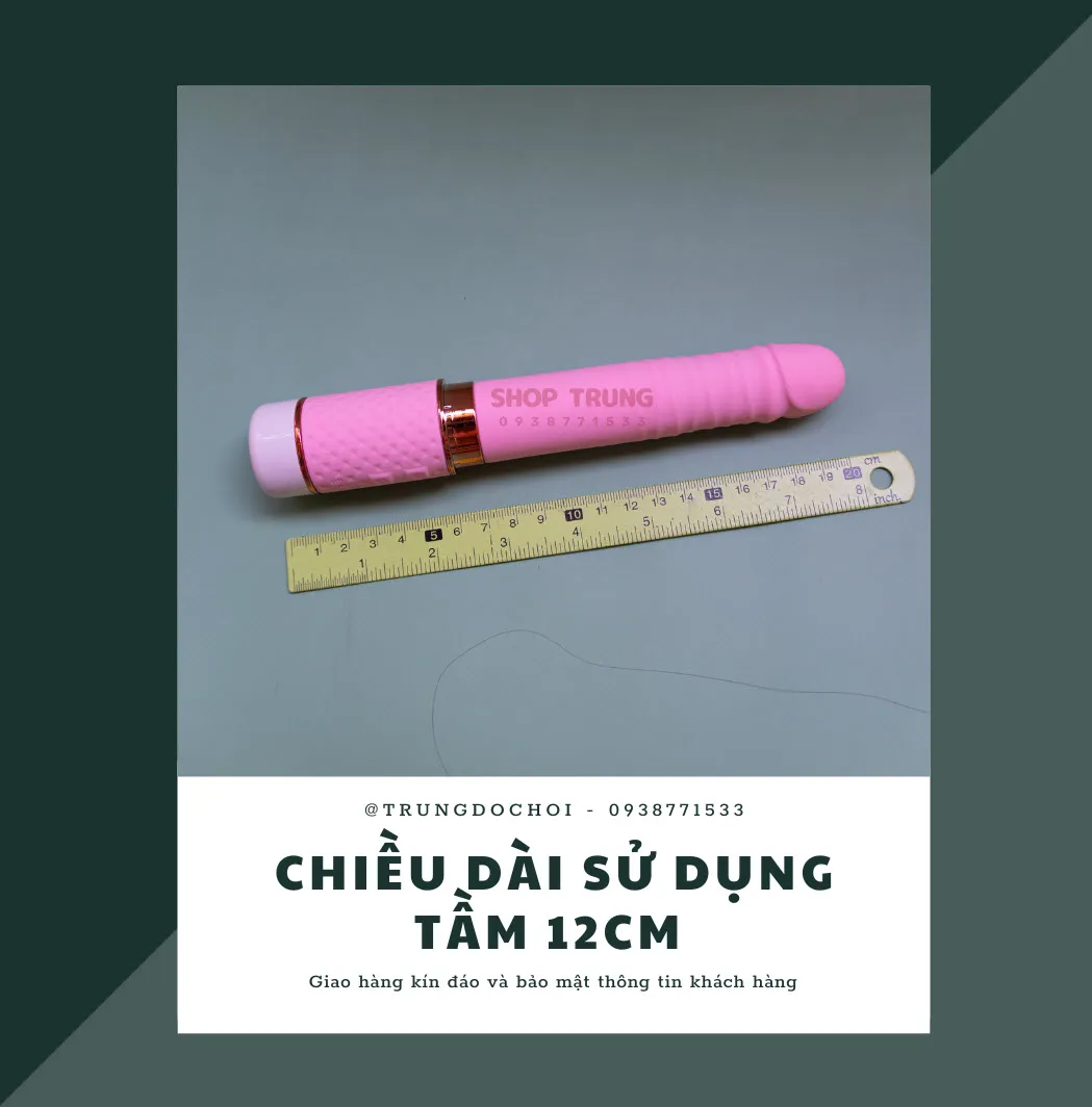 Dương Vật Giả Yeain Rung Thụt Mini 2 Trong 1 Kích Thích