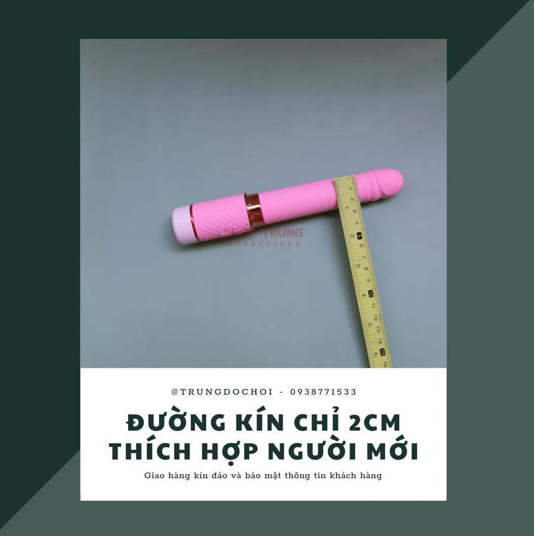 Dương Vật Giả Yeain Rung Thụt Mini 2 Trong 1 Kích Thích