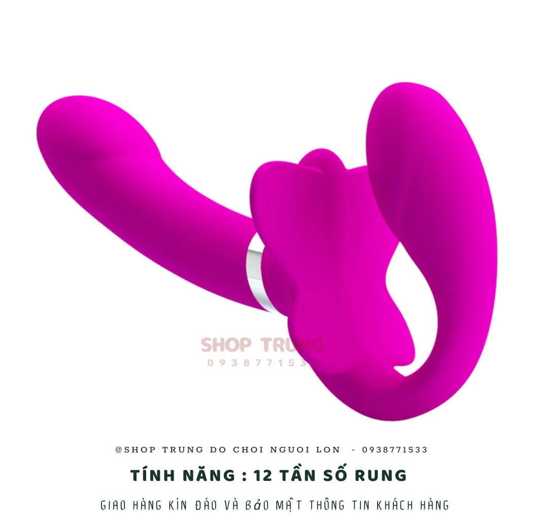 Dụng cụ rung điểm G hai đầu Pretty Love Valeri sạc pin