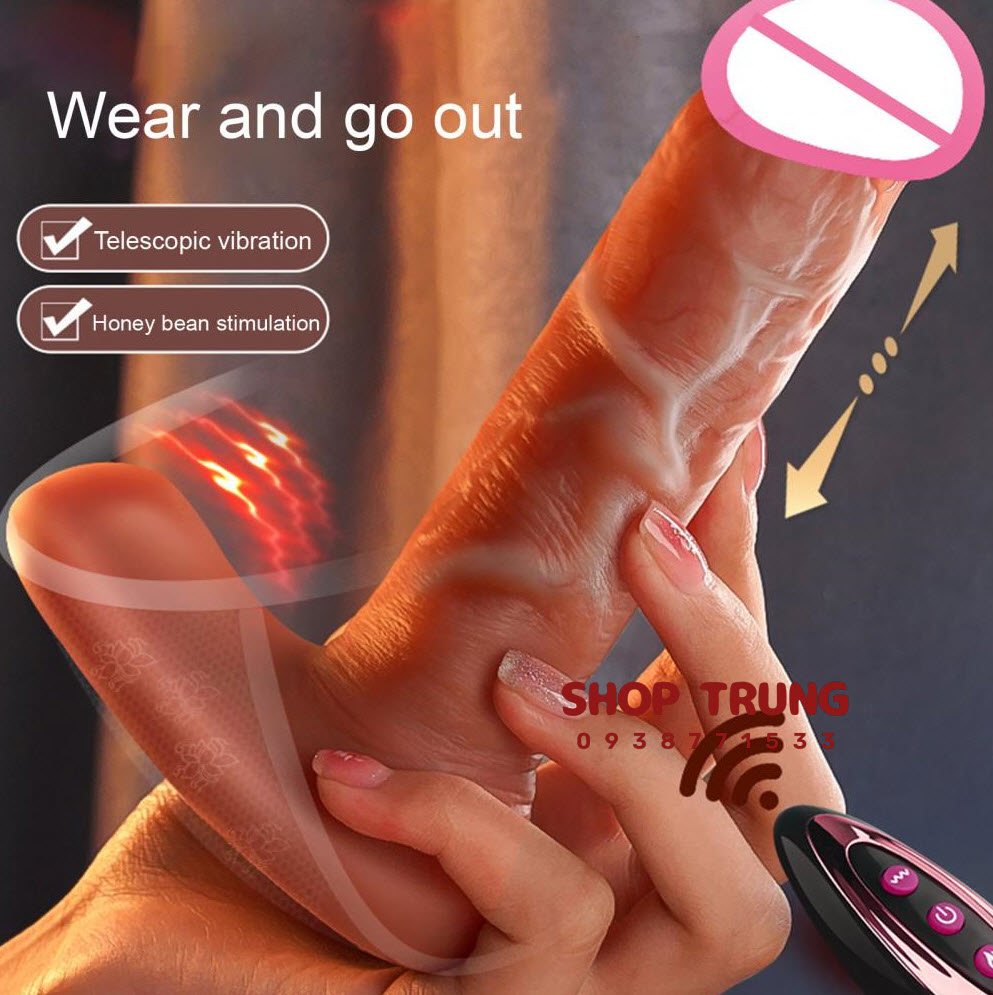 Rung thụt nữ điều chỉnh nhiệt độ kích thích khoái cảm nâng tầm