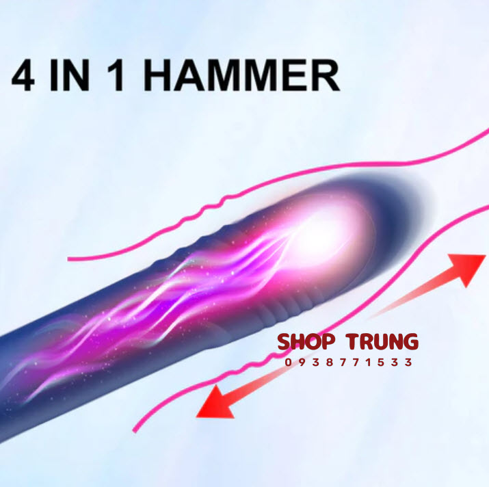 7 Mode Hammer Silicone Oral Licking Vibration Toy