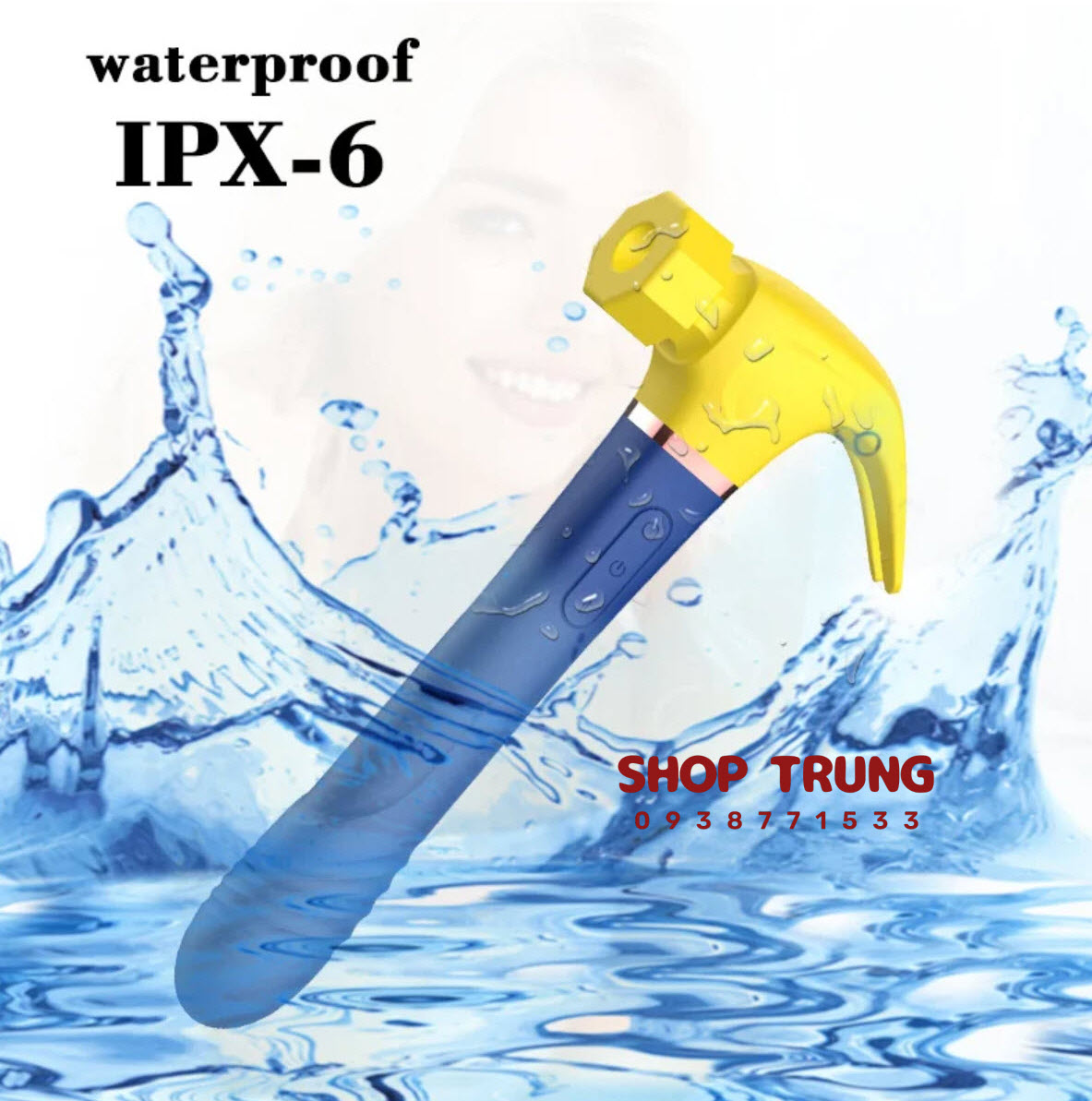 7 Mode Hammer Silicone Oral Licking Vibration Toy