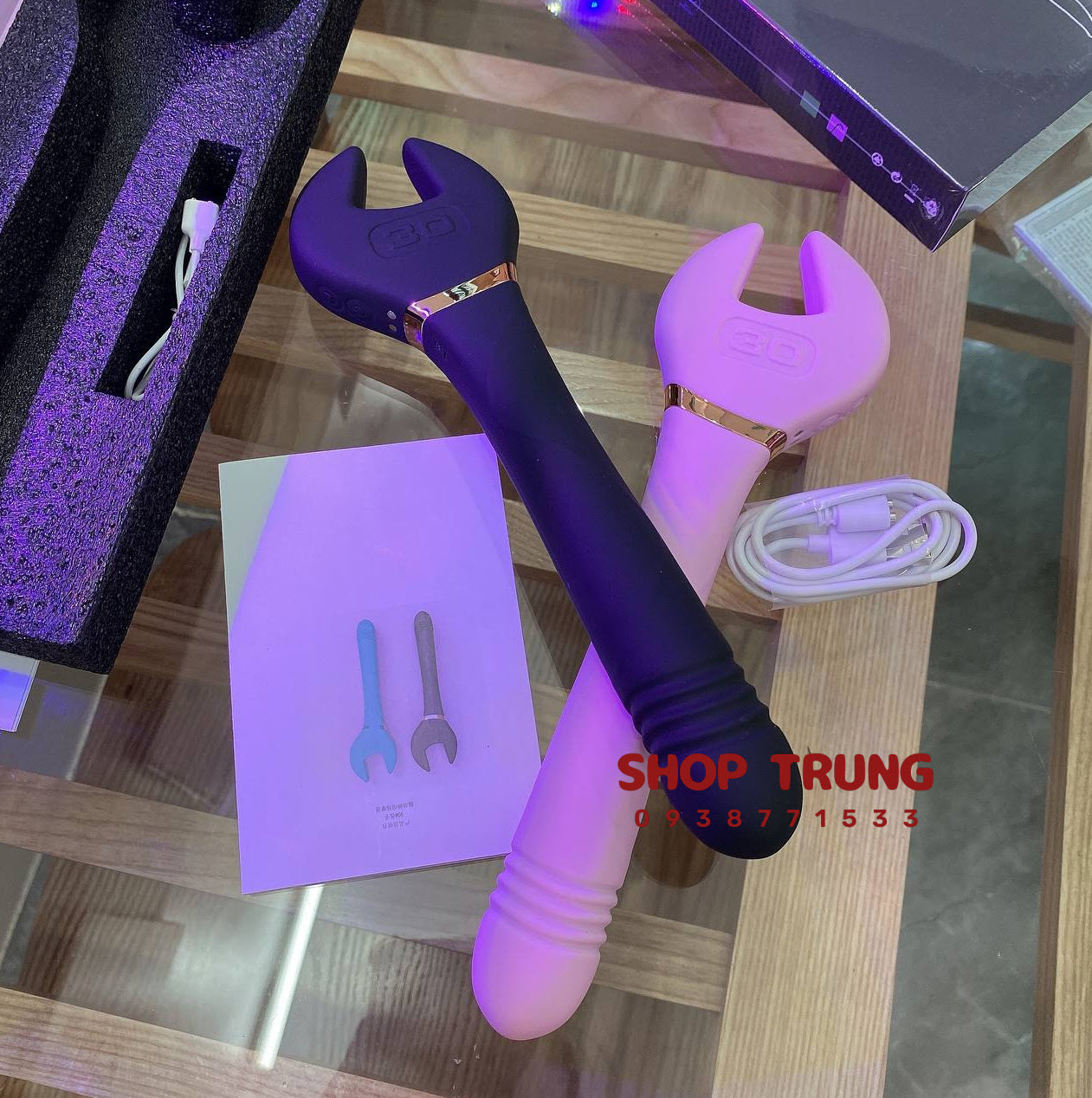 Dụng cụ tình dục cờ lê rung 10 chế độ sướng cực đã