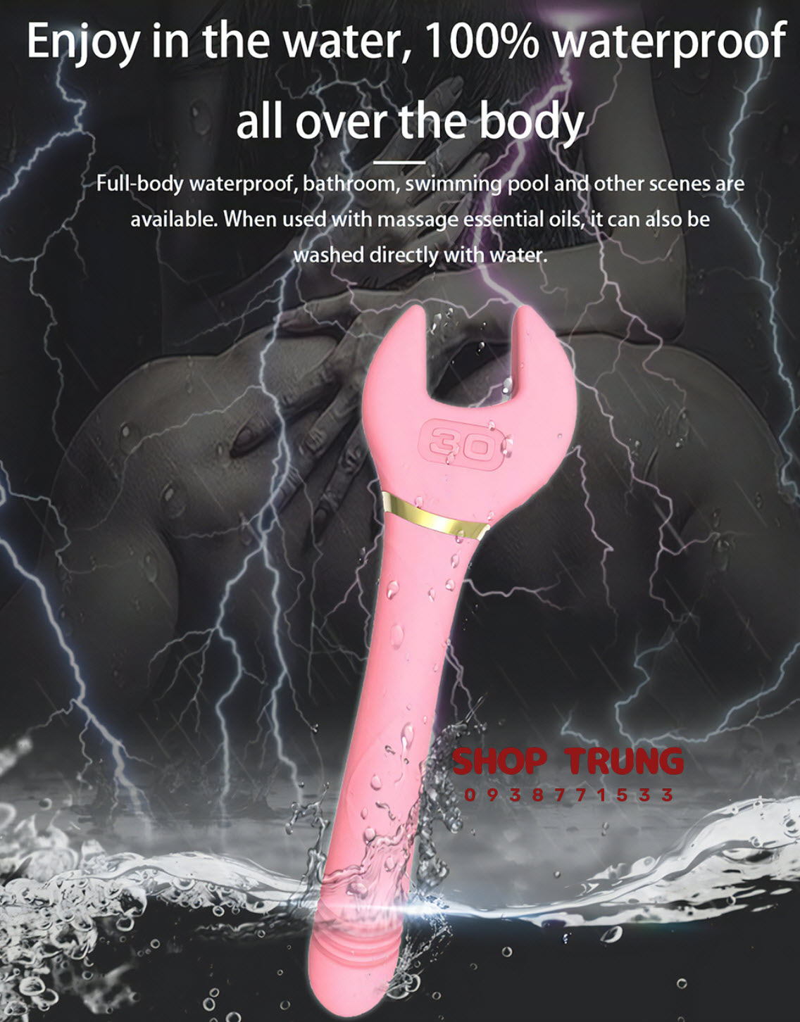 Dụng cụ tình dục cờ lê rung 10 chế độ sướng cực đã