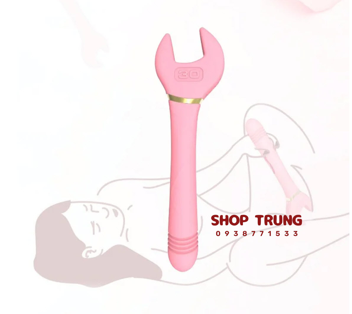 Dụng cụ tình dục cờ lê rung 10 chế độ sướng cực đã