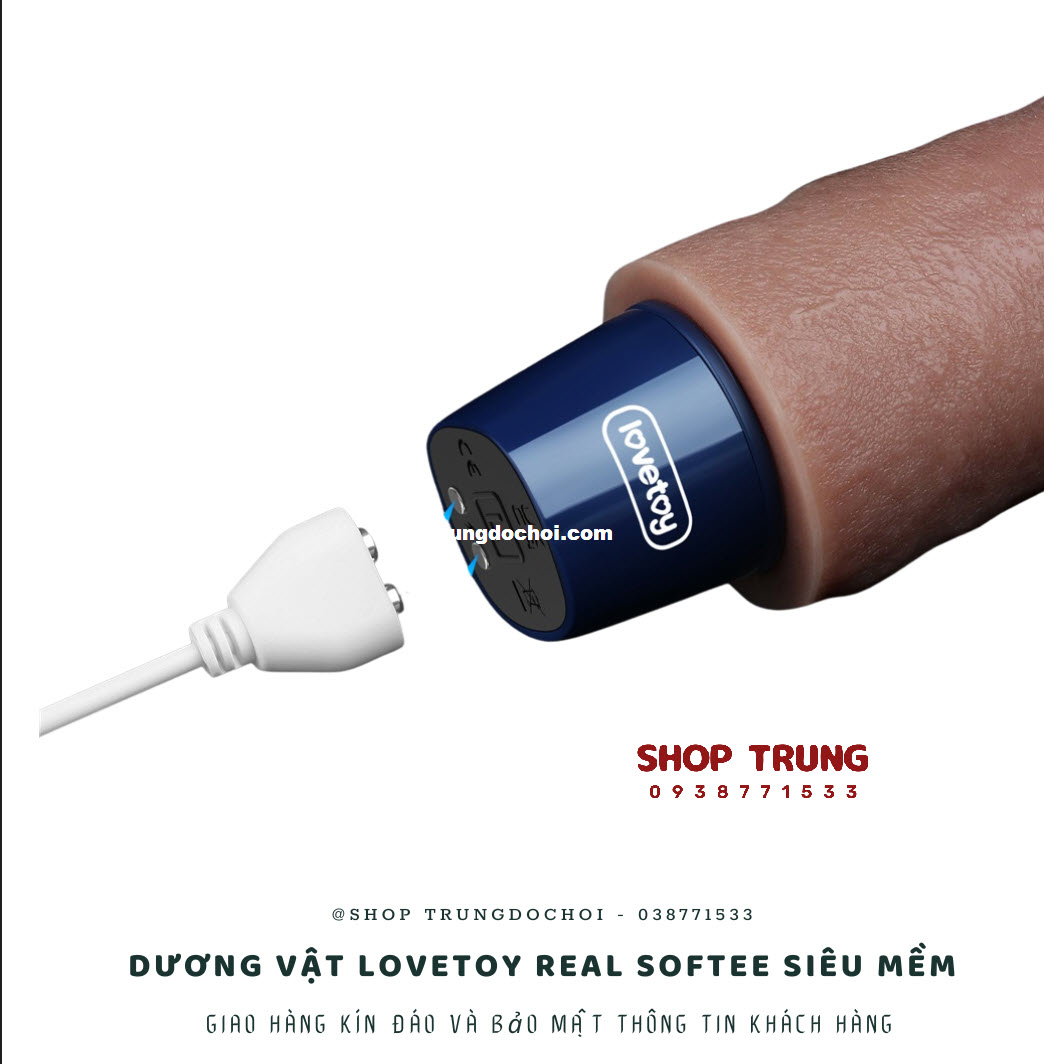 Trải Nghiệm Tình Dục Thật Với Dương Vật Giả Silicon Bạch Kim Lovetoy Chính Hãng