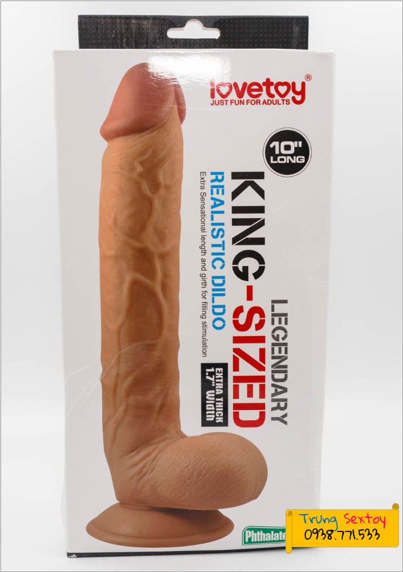 Dương vật giả Lovetoy 10 inch chất lượng cao, kích thích đỉnh điểm