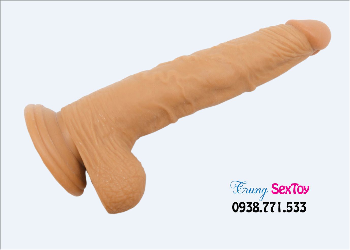 Lovetoy 9.5 inch dương vật giả chất lượng, kích thích chân thật