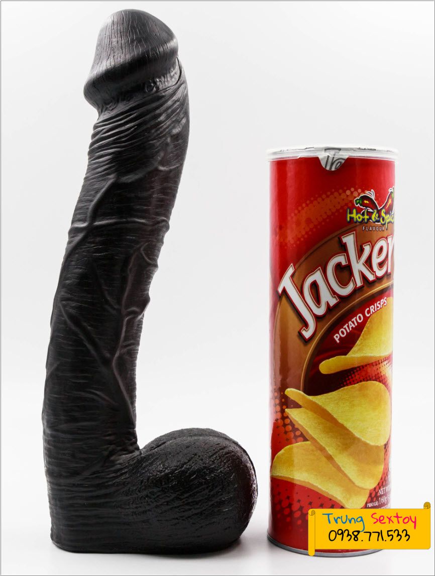 Dương vật giả đen siêu thực sexy kích thích mạnh mẽ