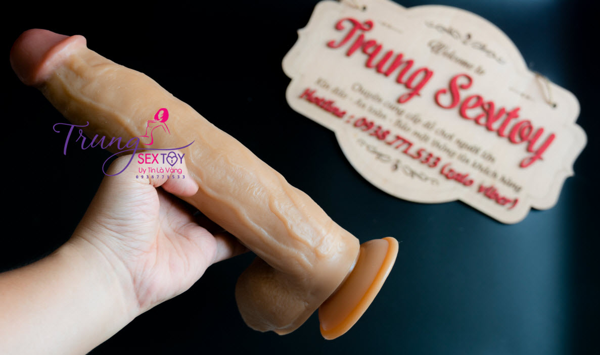 Dương vật giả chân thật kích thước lớn mô phỏng da người mềm mại