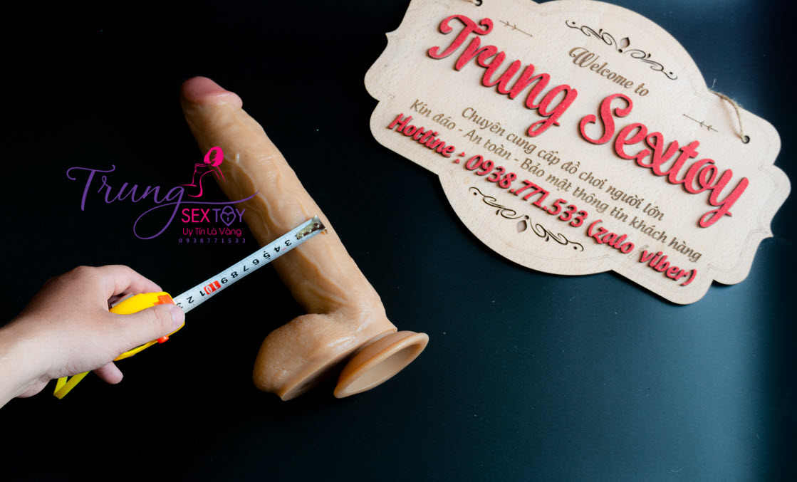 Dương vật giả chân thật kích thước lớn mô phỏng da người mềm mại