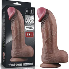 Dương vật giả Lovetoy Layered Nature XXL silicon 2 lớp mềm mại