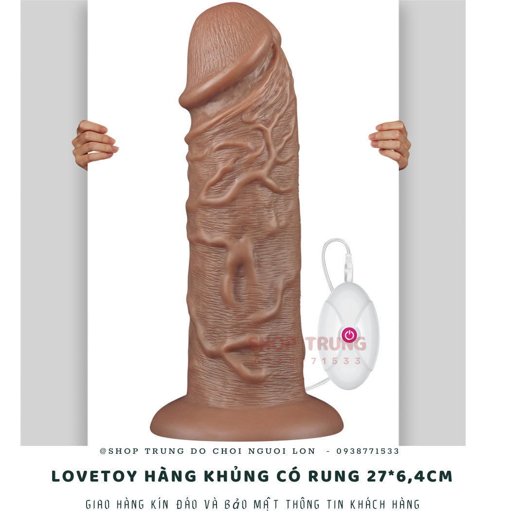Dương vật giả rung Lovetoy 27cm Hàng Khủng chất lượng cao
