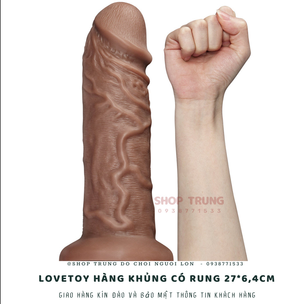 Dương vật giả rung Lovetoy 27cm Hàng Khủng chất lượng cao