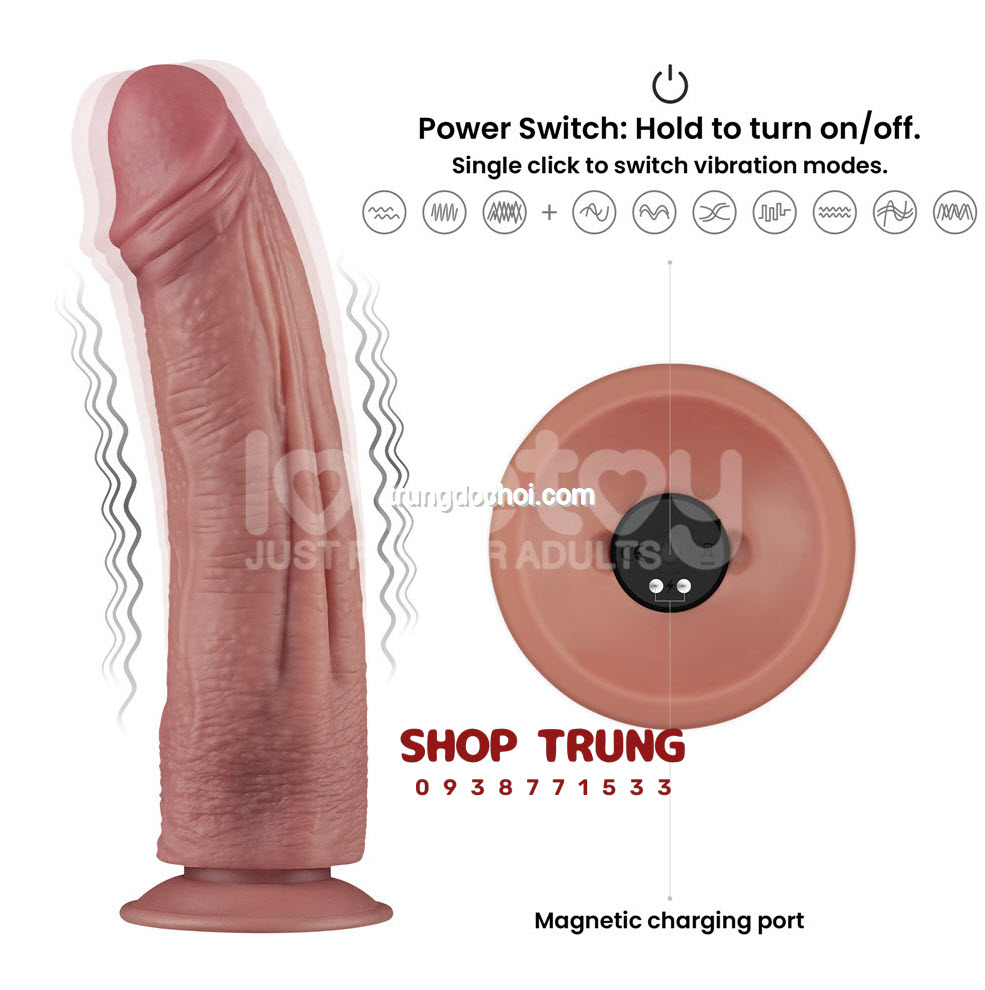 Lovetoy Dual Density dương vật giả giấc mơ thật kích thích