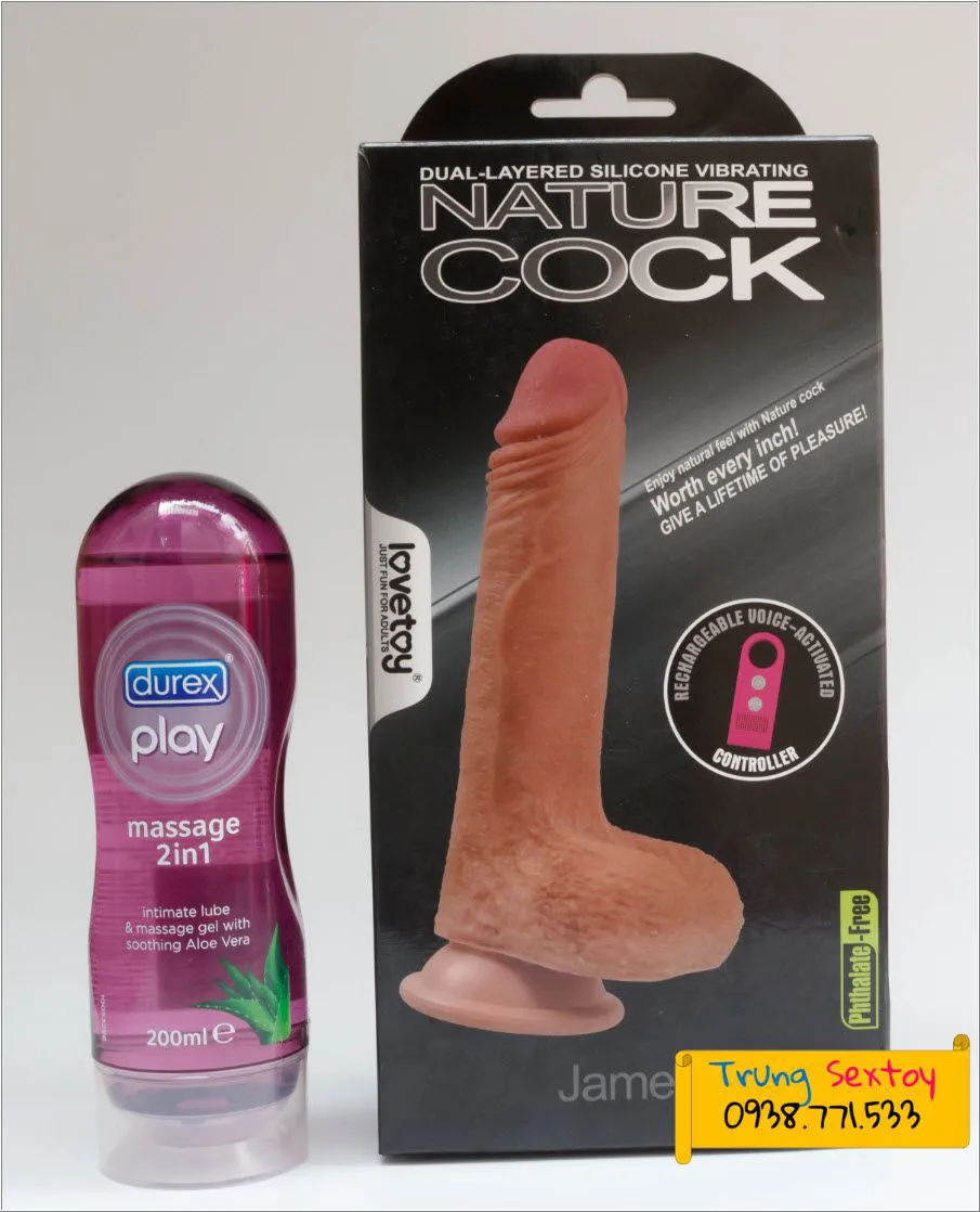 Dương Vật Giả Gắn Tường Lovetoy James Chính Hãng Silicone Mềm Mịn
