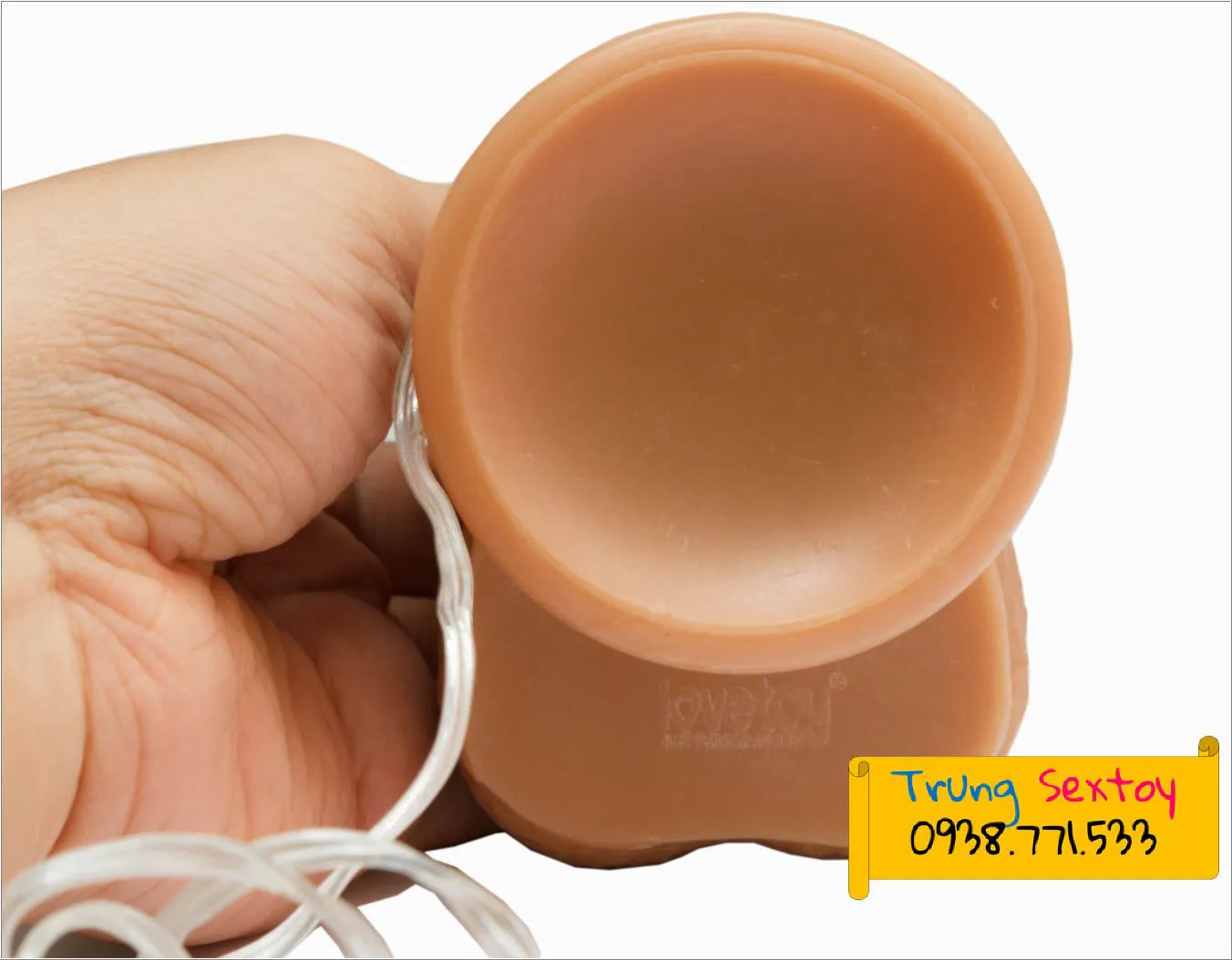 Dương Vật Giả Gắn Tường Lovetoy James Chính Hãng Silicone Mềm Mịn