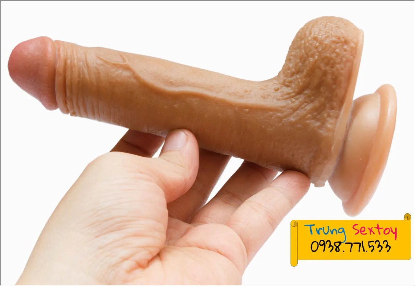 Dương Vật Giả Gắn Tường Lovetoy James Chính Hãng Silicone Mềm Mịn