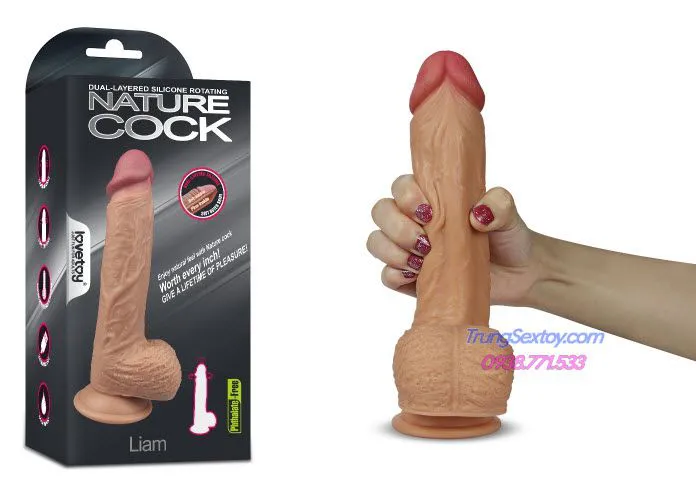 Dương vật giả Lovetoy Liam mềm mại chân thực cực sướng