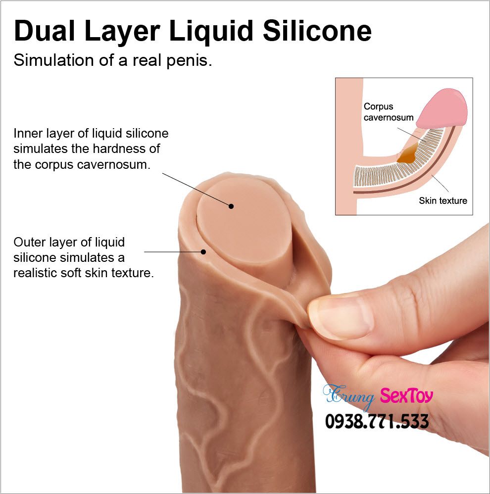 Dương vật giả Lovetoy đầu khấc độc đáo kích thích cực mạnh Dương vật giả Lovetoy đầu khấc độc đáo kích thích cực mạnh