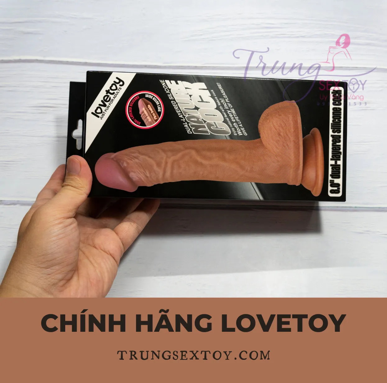 Dương Vật Giả Lovetoy Nature Thật 99% Dẻo Dai Phê Đỉnh