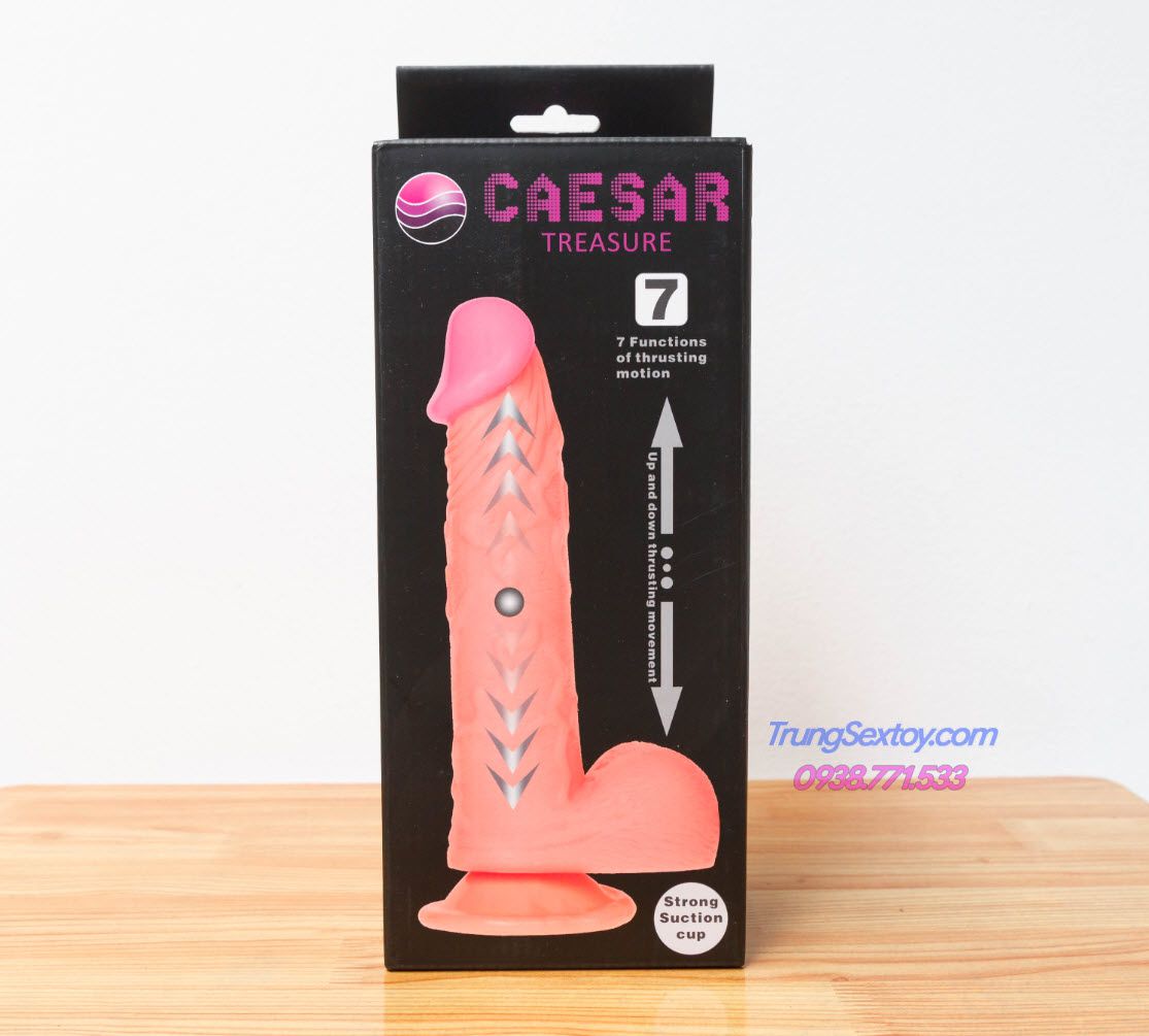 Dương vật giả Caesar 7 chế độ thụt gắn tường kích thích nữ