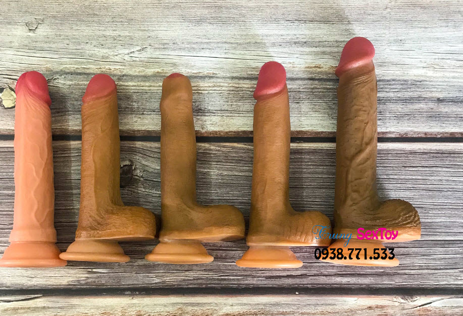 Dương Vật Giả Gắn Tường 8.5 inch Silicone Mềm Mại Kích Thích