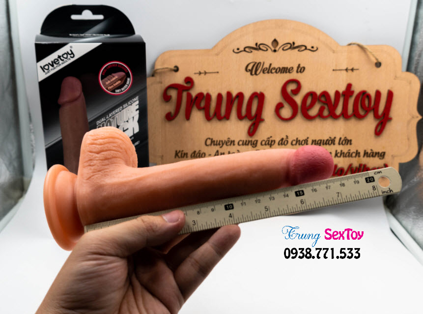 Dương vật giả Lovetoy 8 inch sứ chất lượng cao, tỏa nhiệt nhẹ