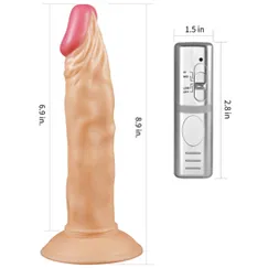 Dương vật giả Lovetoy 18cm Vibrating giải tỏa ham muốn cho nữ