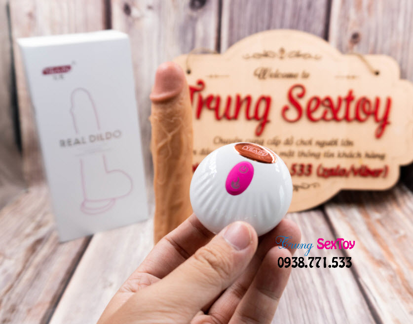 Yeain dương vật giả rung thụt mạnh mẽ, điều khiển từ xa tiện lợi