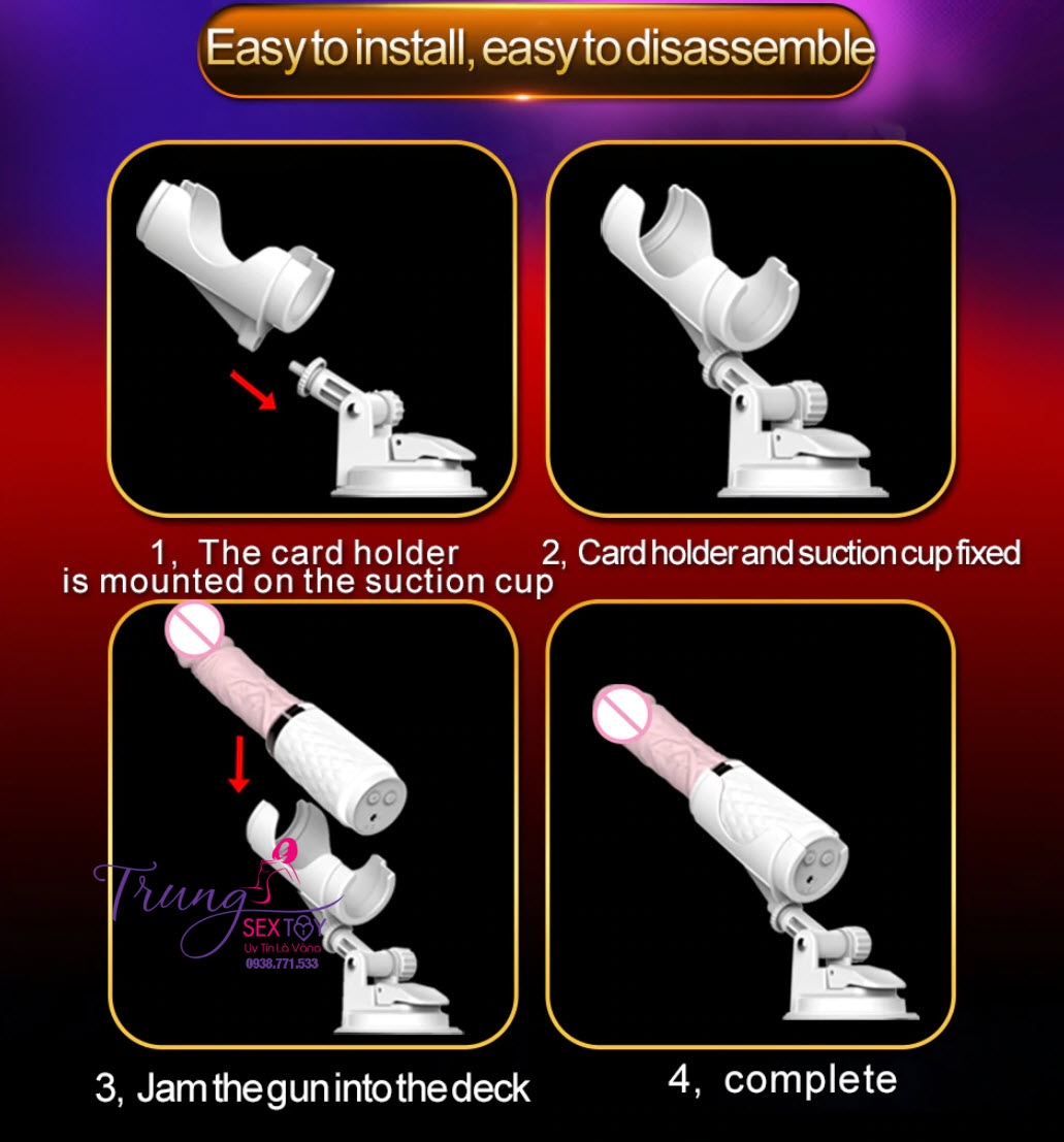 Máy thủ dâm Mini rung thụt có nhiệt độ cho nữ giới tăng khoái cảm