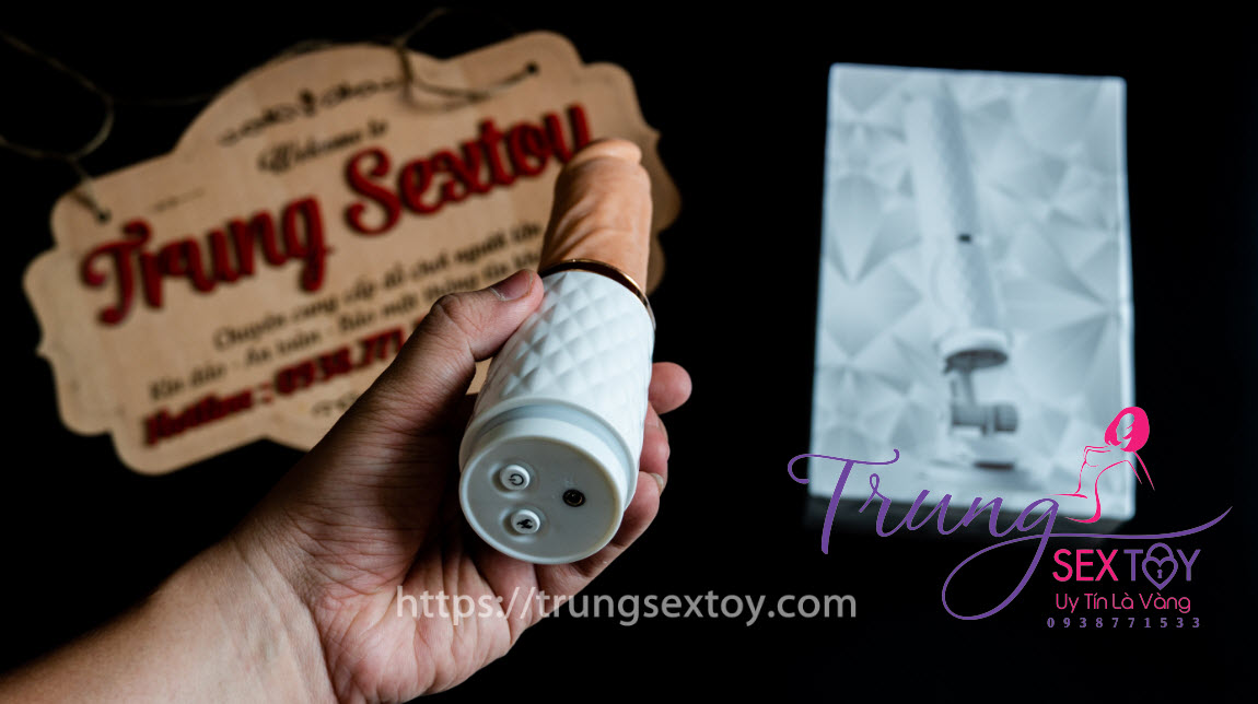 Máy thủ dâm mini rung thụt nữ kèm nhiệt độ cảm ứng tăng khoái cảm