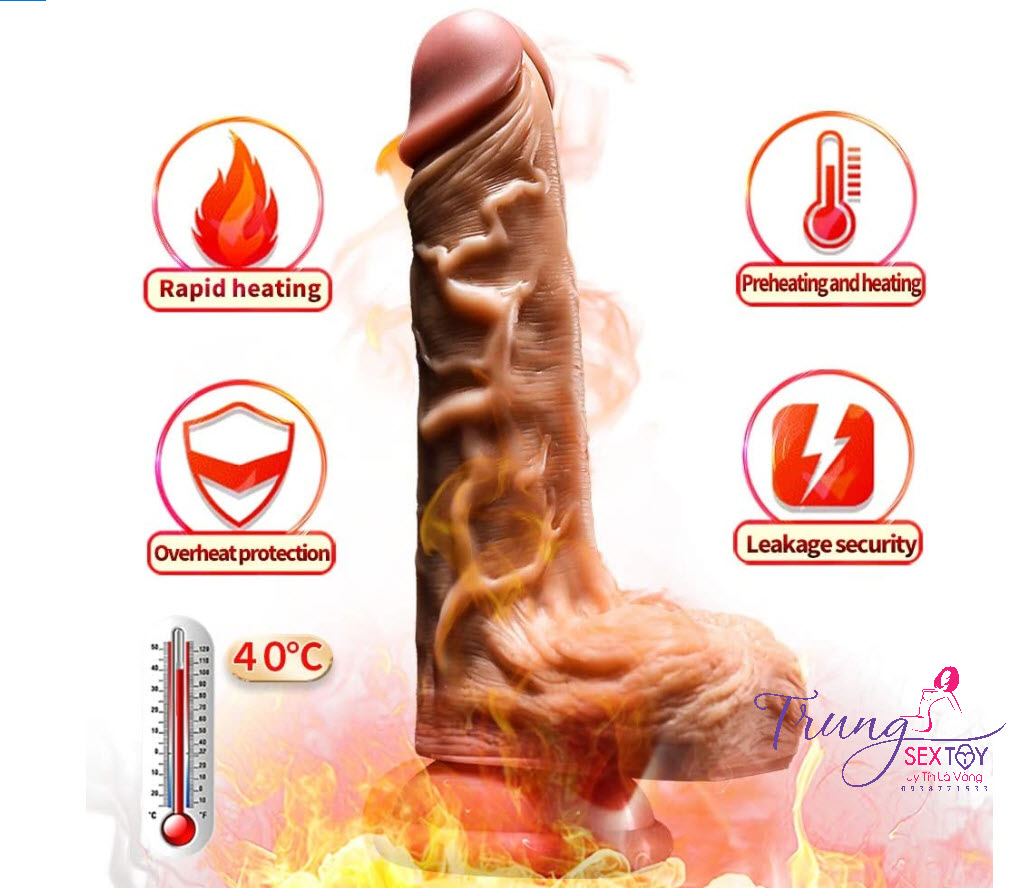 Dương vật giả gắn tường Yeain rung ngoáy điều khiển từ xa siêu thực