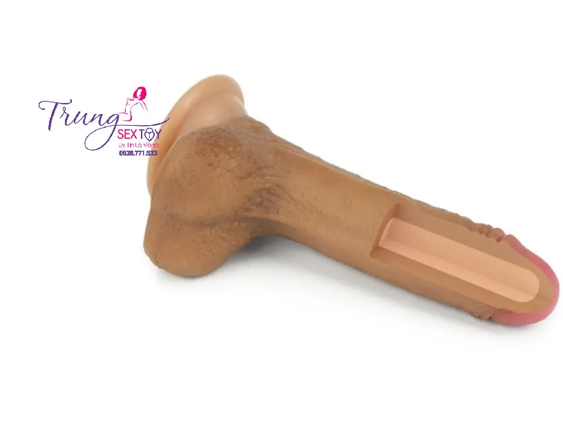 Dương vật giả Lovetoy Nature Cock 7 inch mềm mịn, 12cm sử dụng