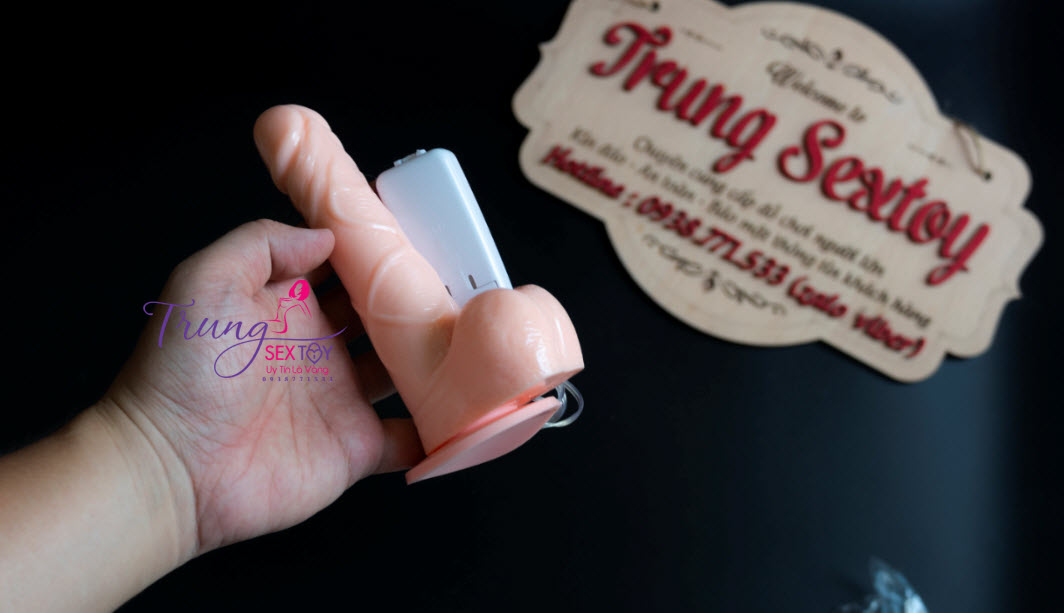 Dương vật giả gắn tường rung ngoáy đa chức năng kích thích cực mạnh