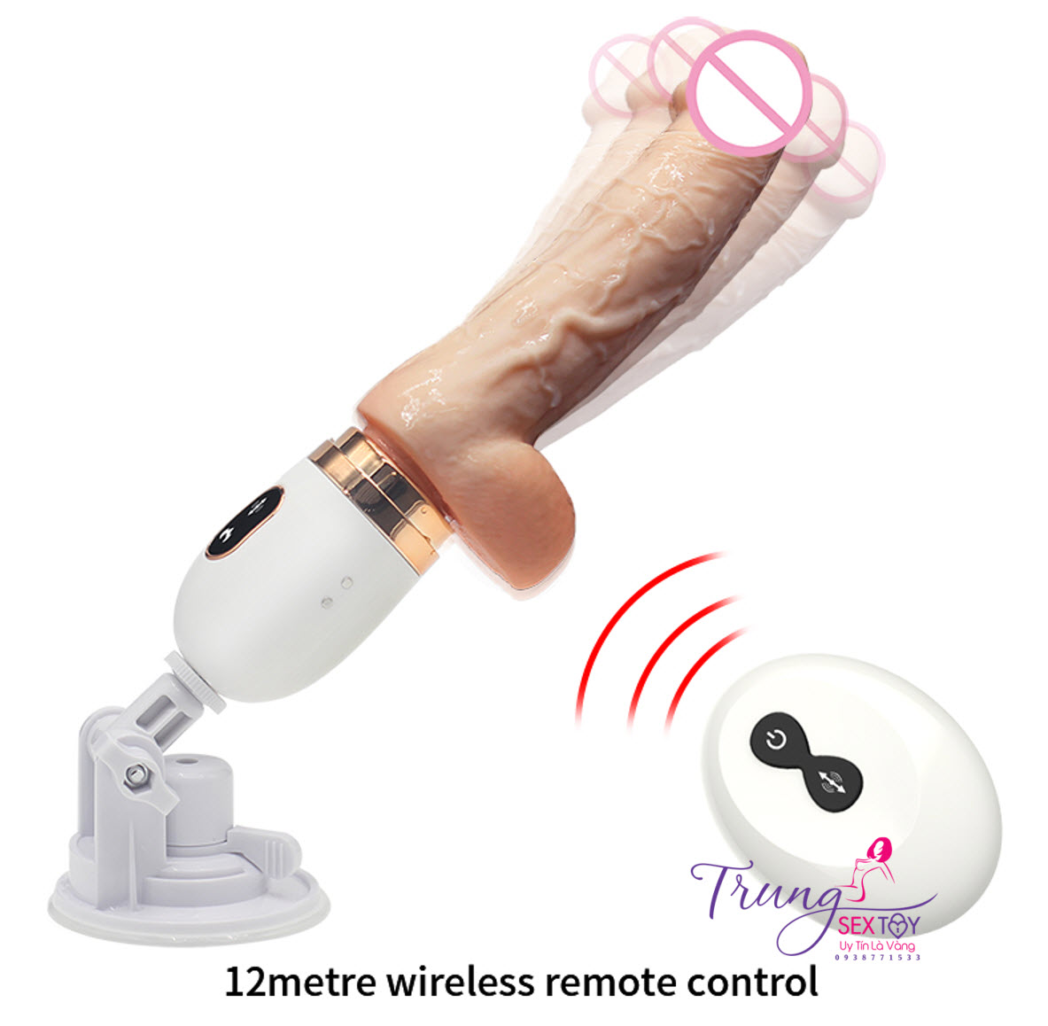 Máy rung Dibe điều khiển từ xa nóng hổi kích thích cực mạnh Máy rung Dibe điều khiển từ xa nóng hổi kích thích cực mạnh