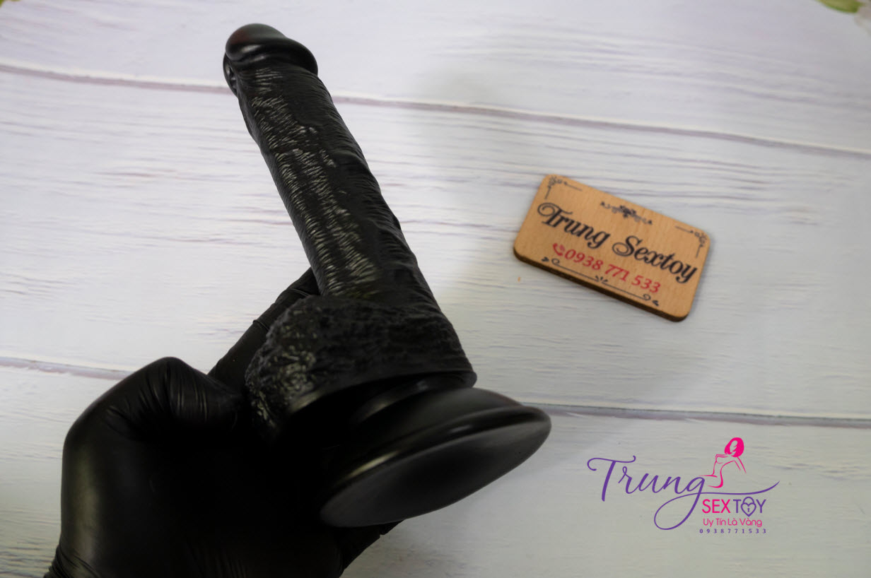 Đồ Chơi Tình Dục Gắn Tường Đen 15x35cm Siêu Thật, Bền Đẹp