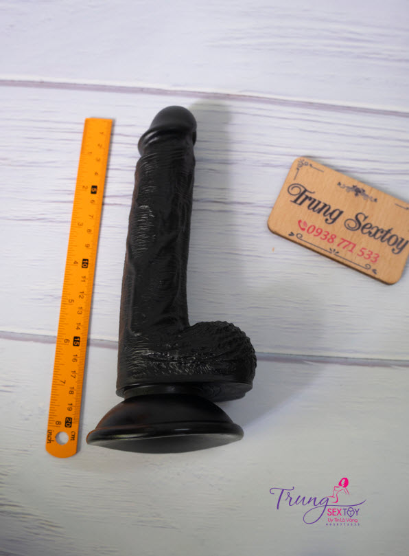 Đồ Chơi Tình Dục Gắn Tường Đen 15x35cm Siêu Thật, Bền Đẹp