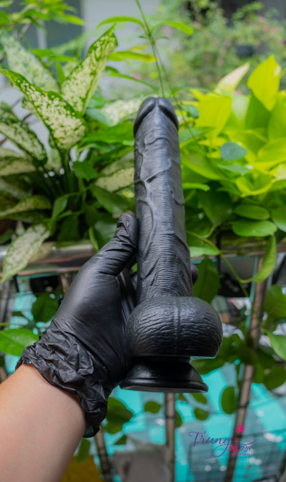 Đồ Chơi Người Lớn Gắn Tường Siêu Mạnh Màu Đen 20x4cm