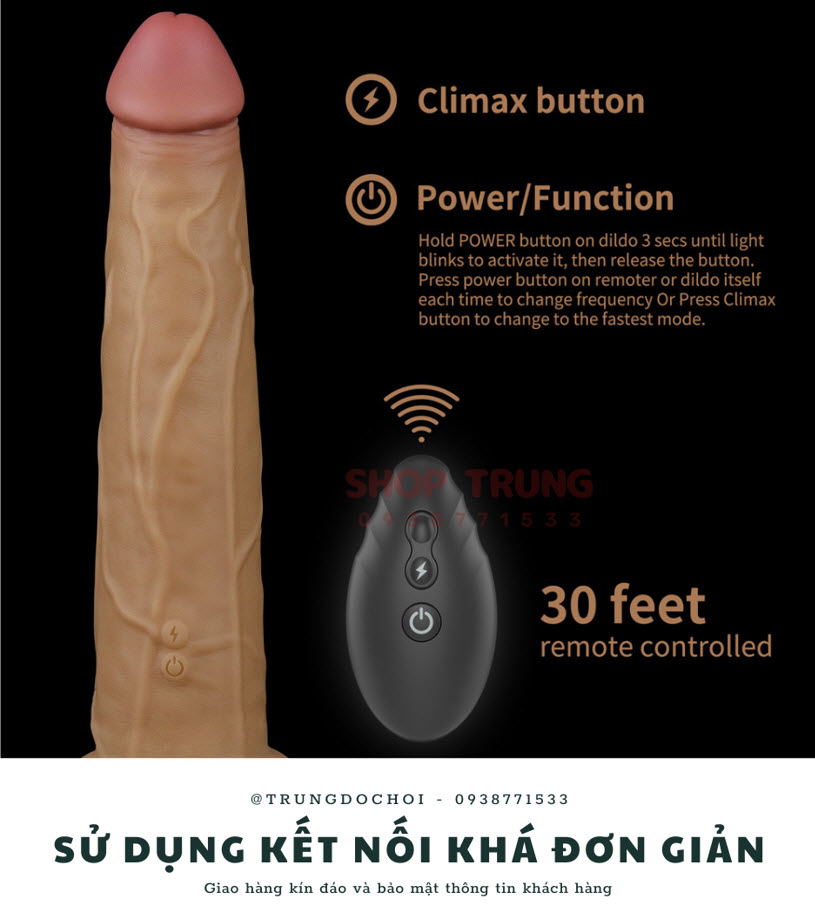 Lovetoy Rotator Có Rung Đa Chức Năng Điều Khiển Từ Xa Tối Ưu