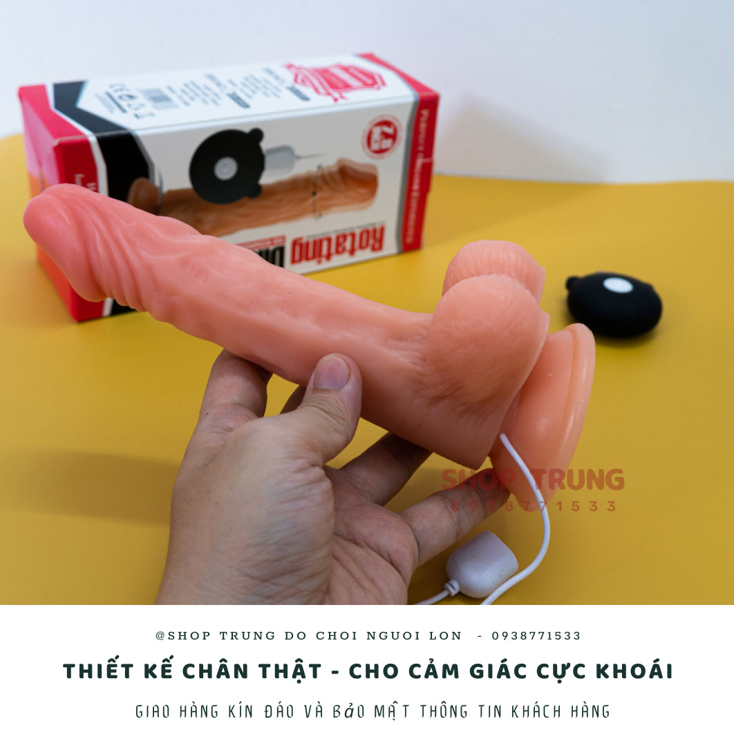 Máy rung ngoáy kích thích nữ 15cm 3cm siêu mềm mại