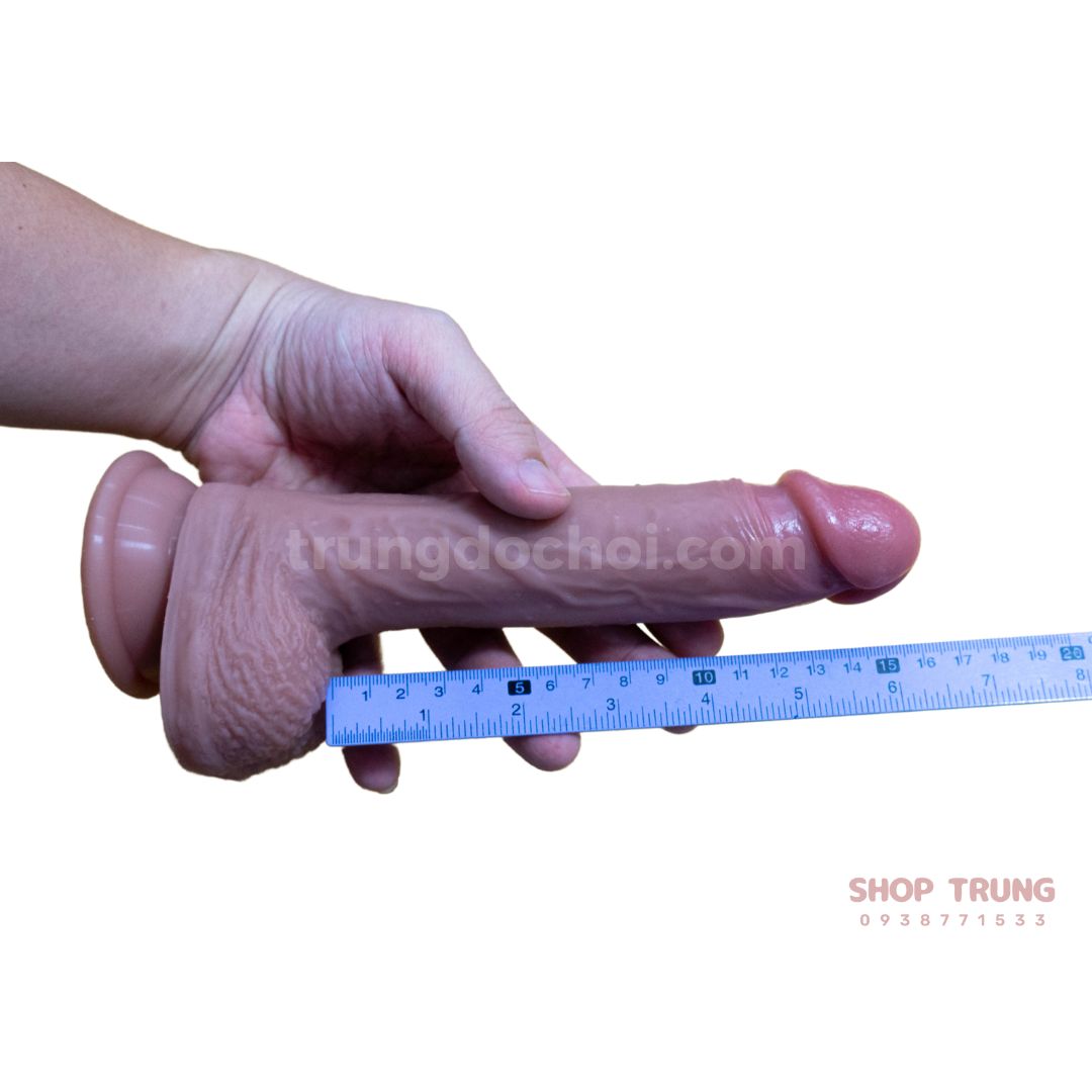 Dương vật giả silicon mềm mại kích thích tự nhiên không rung