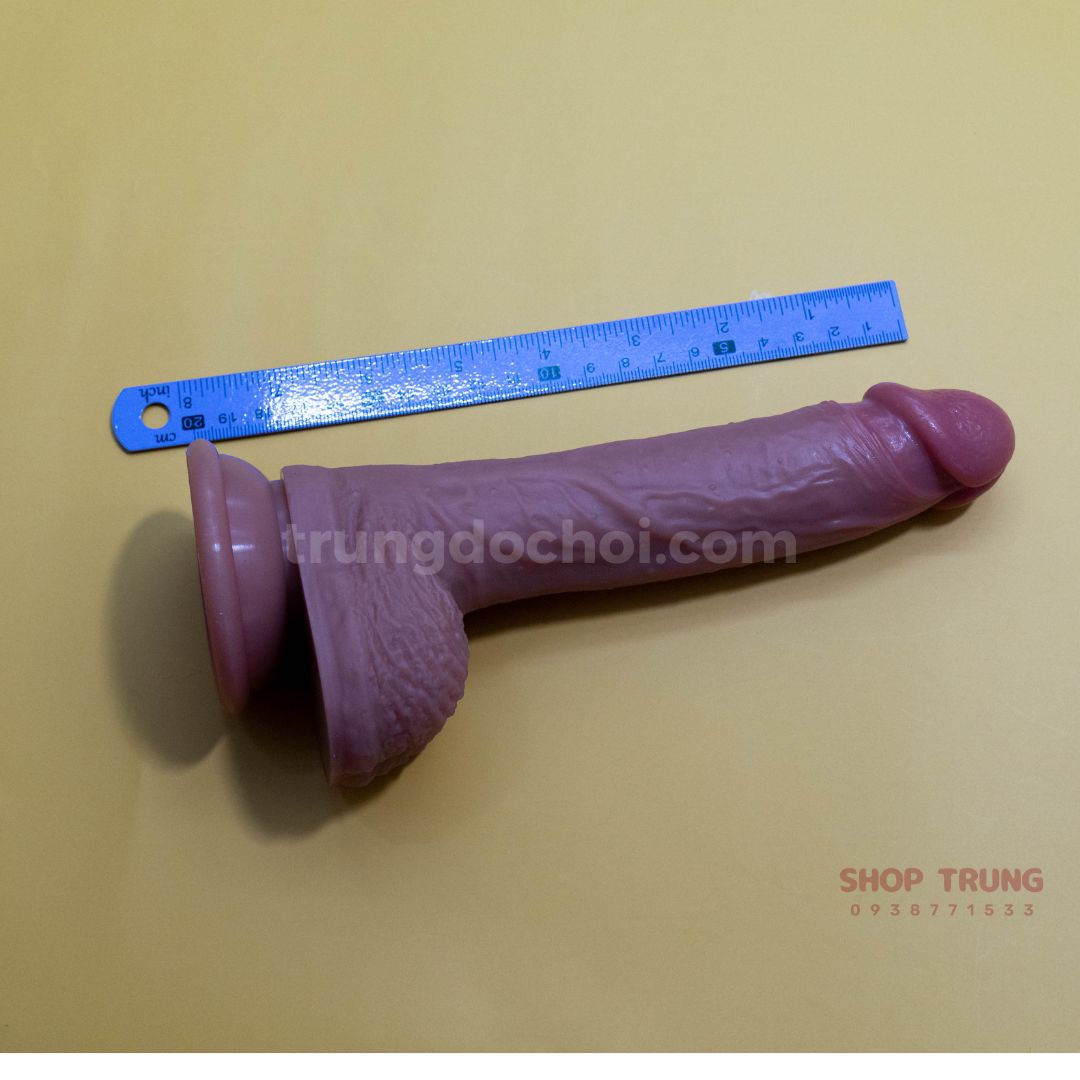 Dương vật giả silicon mềm mại kích thích tự nhiên không rung