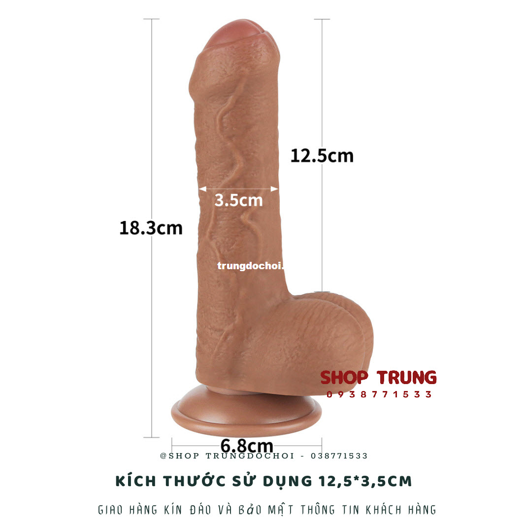 Dương Vật Giả Lovetoy 2 Lớp Mềm Mại Như Thật 2024 Hàng Độc