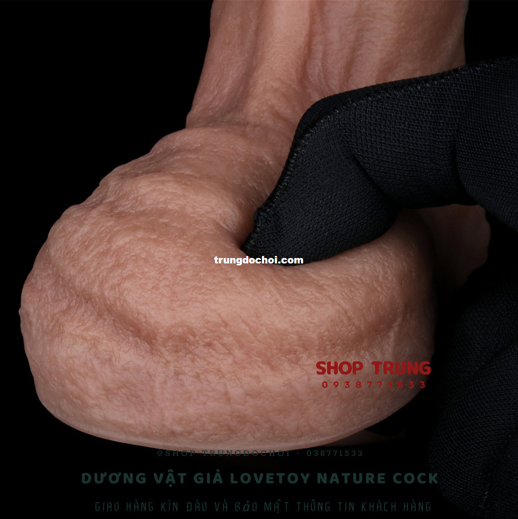 Dương vật giả Lovetoy 17cm mềm mịn kích thước to trải nghiệm chân thật