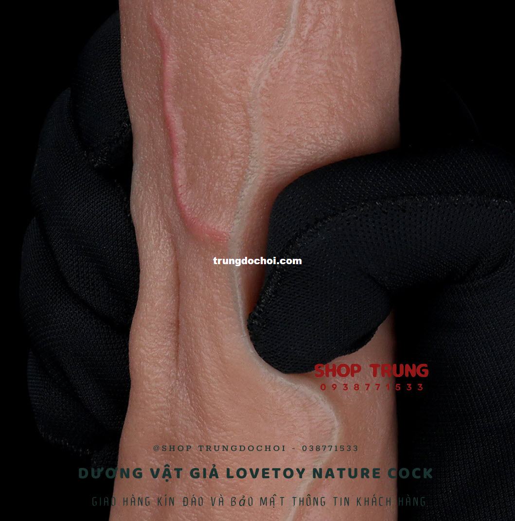 Dương vật giả Lovetoy 17cm mềm mịn kích thước to trải nghiệm chân thật
