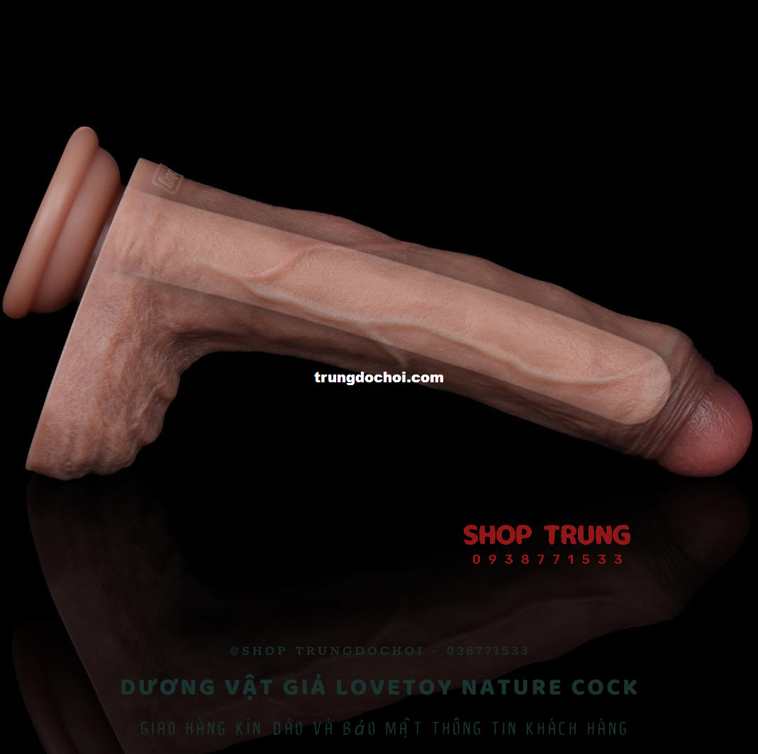 Dương vật giả Lovetoy 17cm mềm mịn kích thước to trải nghiệm chân thật