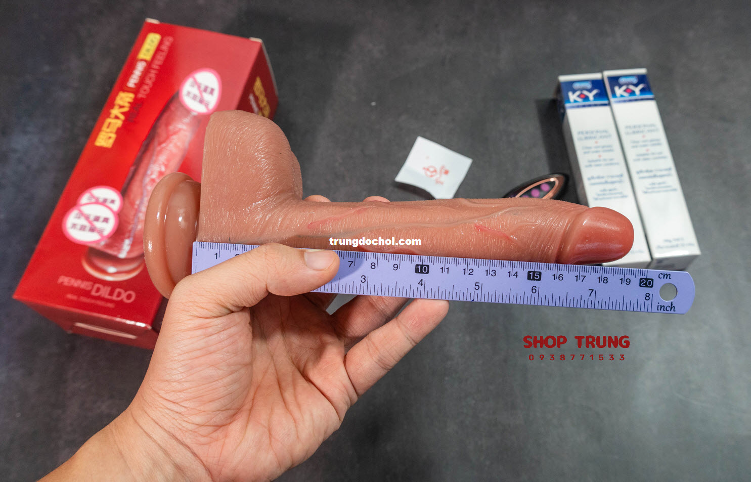 Dương Vật Giả Rung Thụt 15cm - Cực Phê Tăng Khoái Cảm