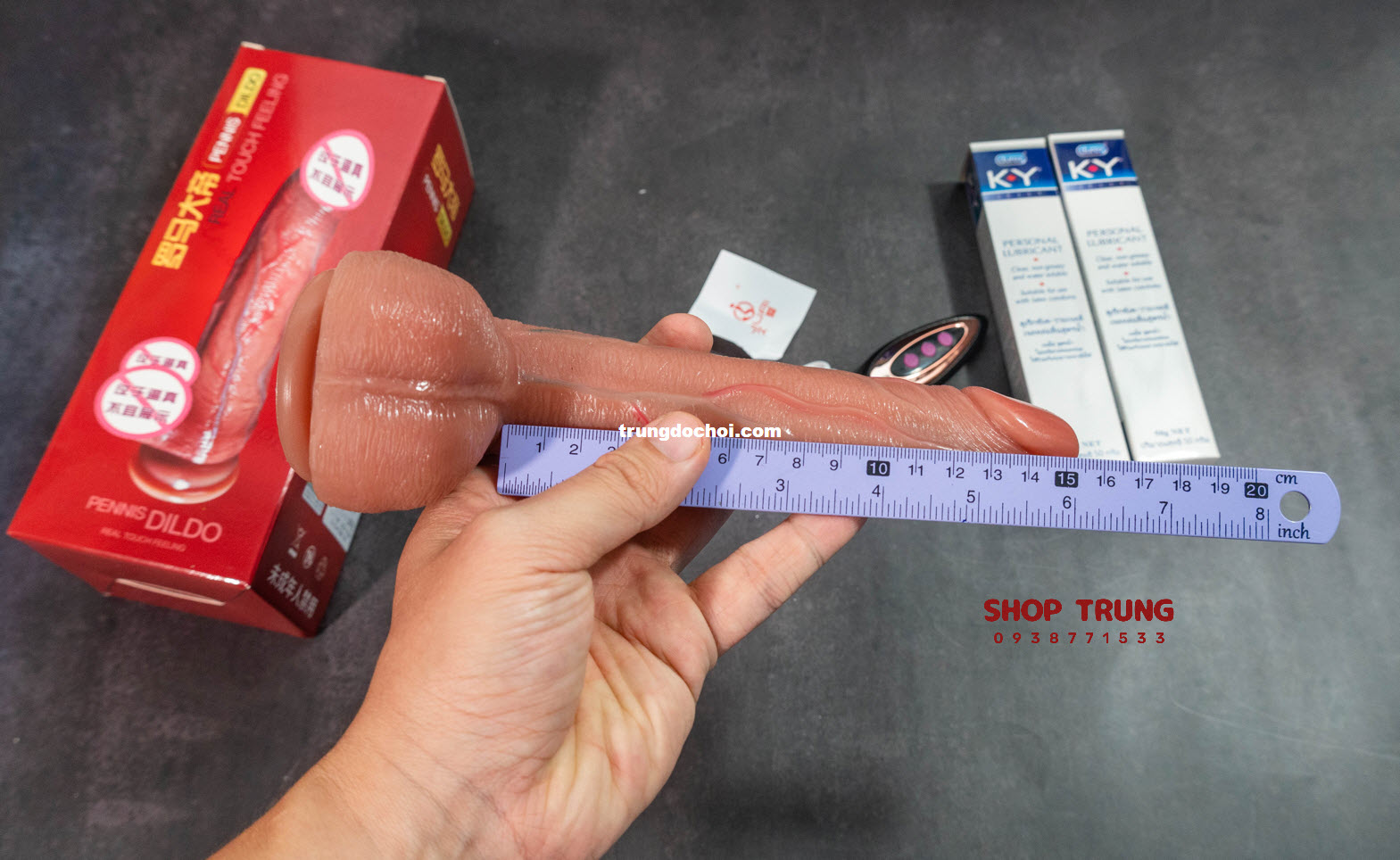 Dương Vật Giả Rung Thụt 15cm - Cực Phê Tăng Khoái Cảm