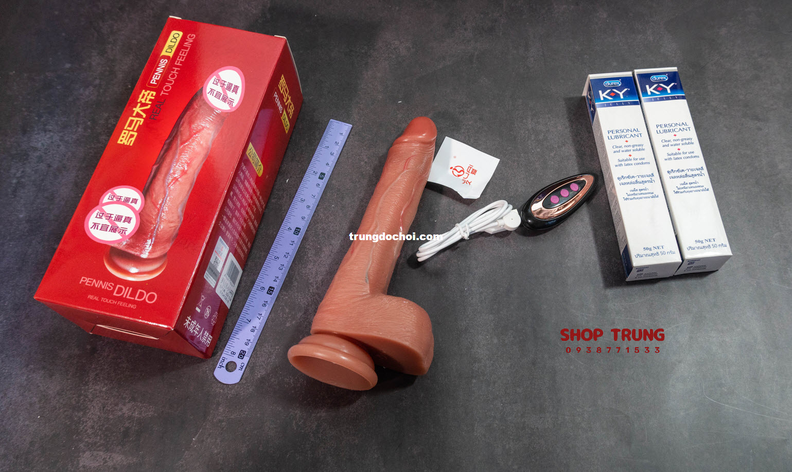 Dương Vật Giả Rung Thụt 15cm - Cực Phê Tăng Khoái Cảm